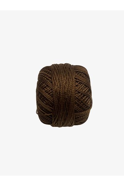 Yiğit Kumaş Embroidery Thread (Etamine Thread) Anchor No:8 Brown Color 359