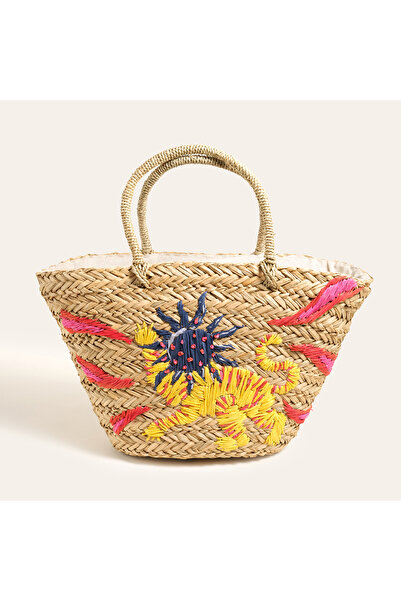 Zsa Zsa Zsu Huaruı Kamış Çanta 53x30x18 Cm Lacivert