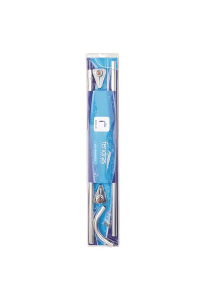 Italbox Shower curtain rod, two sides, 90 x 90cm, screw fixing