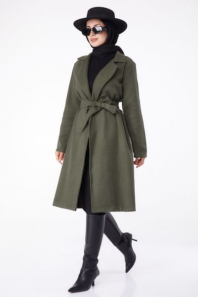 TOFİSA Stamp Coat Khaki - 13287