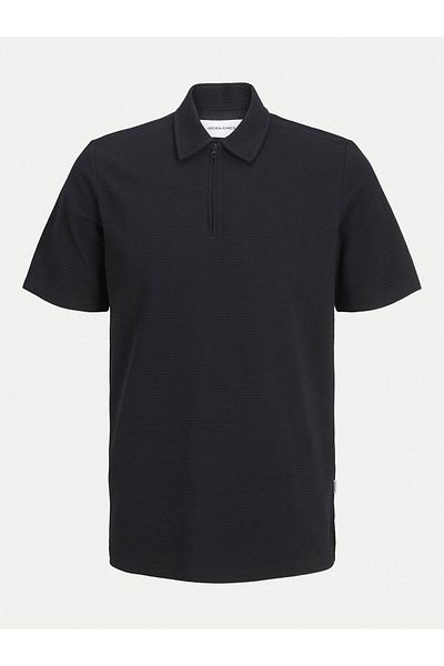 Jack & Jones Tricou polo pentru bărbați Jack Jones 12269338 Negru