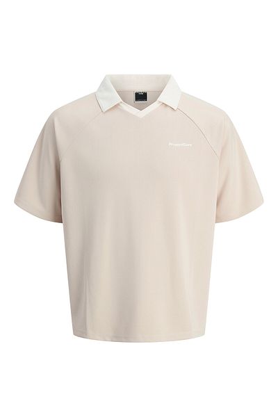 Jack & Jones Tricou polo pentru bărbați Jack Jones 12276758 Bej