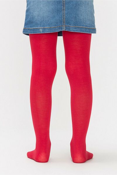 Penti Red Girls Pantyhose