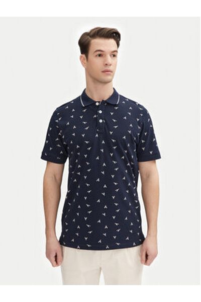 Indicode Tricou polo bărbătesc INLOBSTER 41-155 bleumarin
