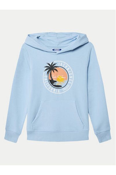 Jack & Jones Hanorac Jack Jones Junior pentru băieți 12269868 Albastru deschis