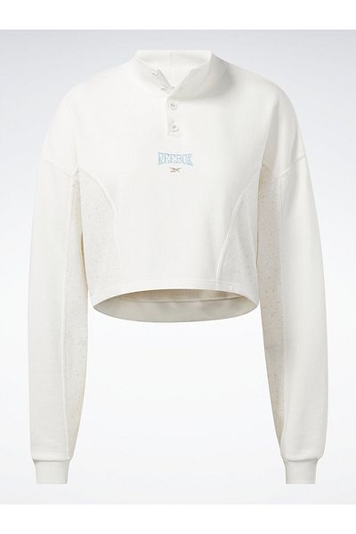Reebok Hanorac de damă HT7843 Alb