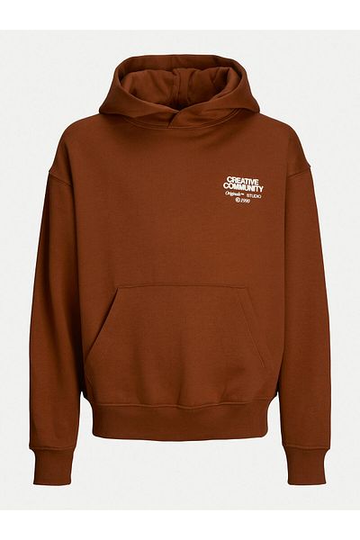 Jack & Jones Hanorac Jack Jones Junior pentru băieți 12263292 Maro