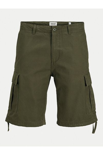 Jack & Jones Pantaloni scurți din material textil pentru bărbați Jack Jones 12248685 Kaki