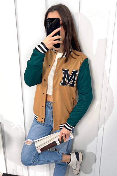 TOFİSA Green Women's Jacket - Straight Judge Model 11176