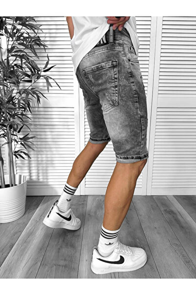 dehaine Men's slim fit faded jeans, 5719, Grey