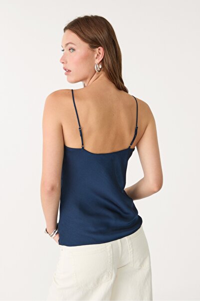 Stradivarius Glossy lace top