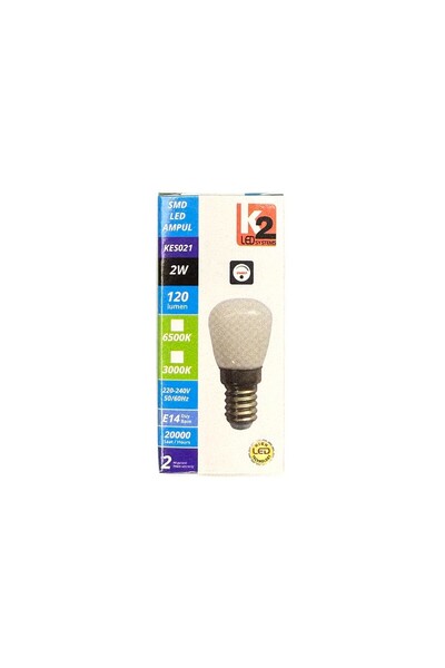 Kendal 2w Buzdolabı Ampulü E14 6500k