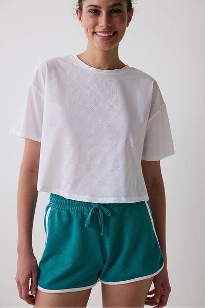 Penti Weißes T-Shirt mit Rückendetail