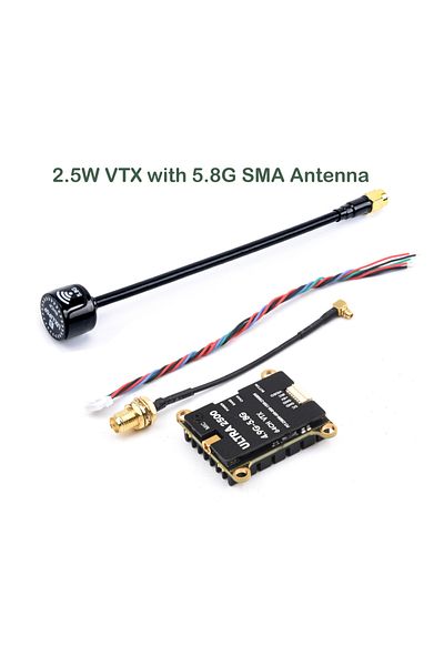 Choice 2.5W with 5.8G SMA NEW 64CH 4.9G-5.8G 1.6W / 2.5W FPV VTX Transmitter with antenna For Long Range FP