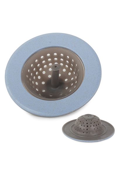 zola Sita silicon chiuveta, anti-infundare, rezistenta termic, Ø11 cm, usor de curatat, albastru/gri