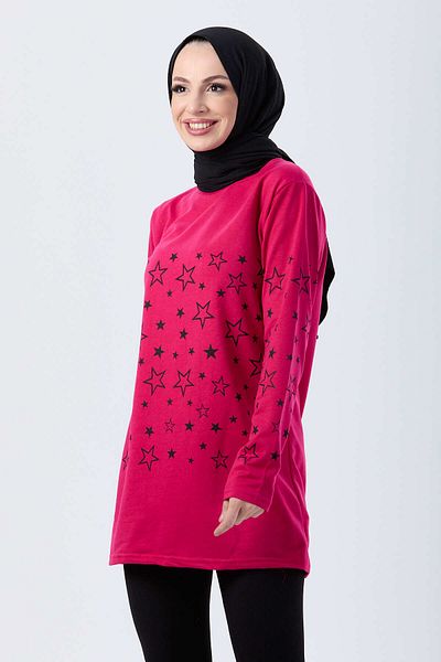 TOFİSA Tunic Fuchsia - 13085