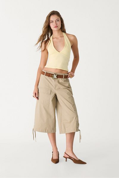 Stradivarius V-neck halter top