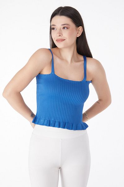 TOFİSA Summer Knitwear Crop Saks - 25222