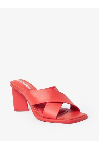 Moleca Ladies High Heel Sandals Orange | Made In Brazil