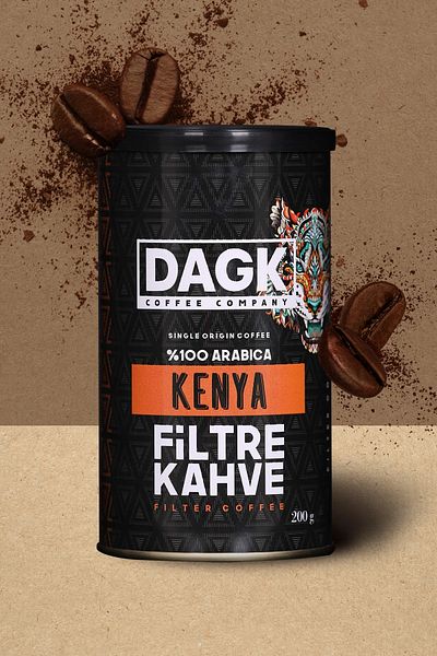 Dagk 200 g Kenya 100% Arabica Flitre Coffee Tnk