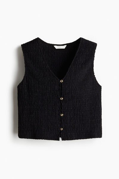 H&M Tekstüre Jarse Yelek