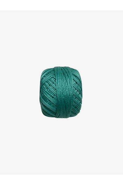 Yiğit Kumaş Embroidery Thread (Etamine Thread) Anchor No:8 Green Color 186
