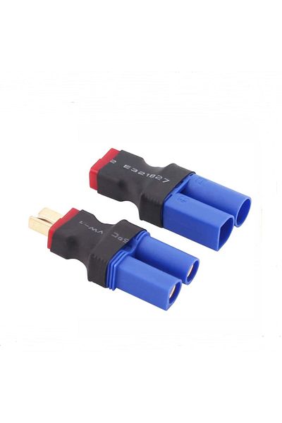Choice EC5 to Deans 1 Pair 2PCS EC5 Male Female to EC3 XT60 Deans T Plug Male Female No Wire Connector Plug