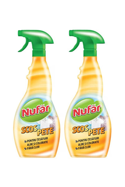 Nufar Set Solutie Scos Pete pentru Tesaturi Albe si Colorate Nufar, fara Clor...