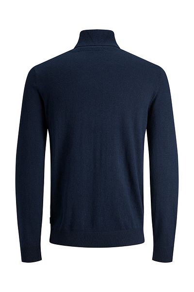Jack & Jones Pulover Jack Jones pentru bărbați cu guler înalt 12157417 bleumarin