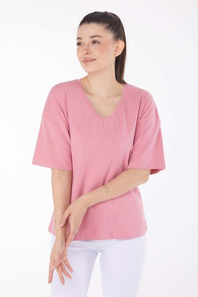 TOFİSA T-Shirt Rose - 25848