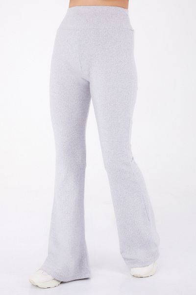 TOFİSA Flared Leg Sports Trousers Gray - 26316
