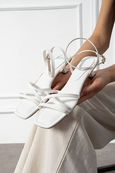 topukludünyası Egg Heel Ankle Wrap Women's Heeled Sandals