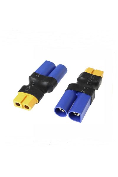 Choice EC5 M to XT60 F 2PCS EC5 Male Female to EC3 XT60 Deans T Plug Male Female No Wire Connector Plug Ada