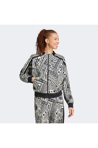 adidas Hanorac alb pentru femei Farm Tiro Tt