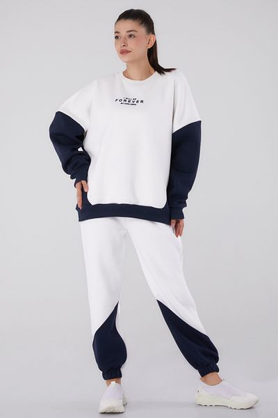 TOFİSA Garnili Tracksuit Set Navy Blue - 26277
