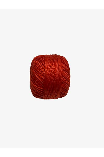Yiğit Kumaş Embroidery Thread (Etamine Thread) Anchor No:8 Red Color 335
