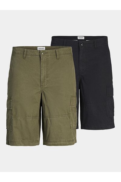 Jack & Jones Jack Jones Junior Băieți Set de 2 perechi de pantaloni scurți sport 12258390 Negru