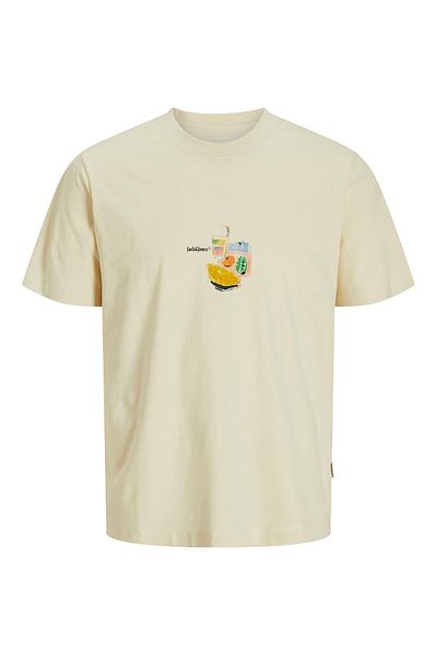 Jack & Jones jack jones Men's T-Shirt 12273162 Beige