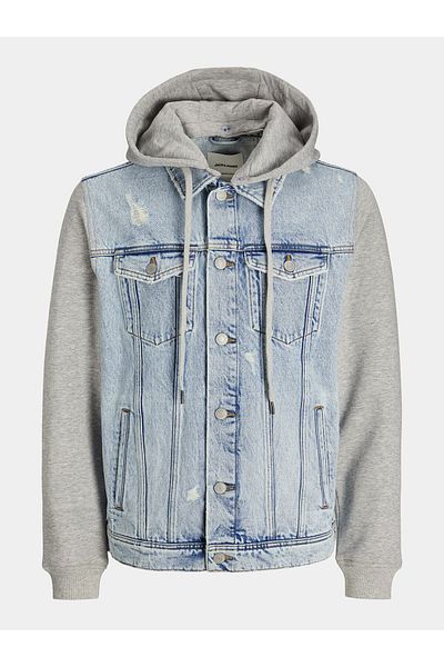 Jack & Jones Jachetă din denim pentru bărbați Jack Jones 12249233 Albastră
