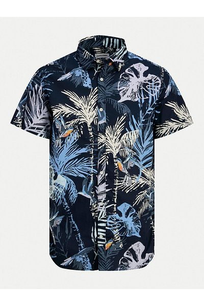 Jack & Jones Cămașă Jack Jones Junior pentru băieți 12269273 Bleumarin