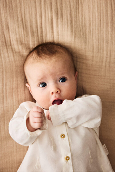 H&M 2 Parçalı İşleme Detaylı ve Pamuklu Set