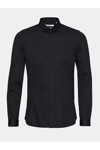 Jack & Jones Cămașă bărbătească Jack Jones 12097662 Neagră