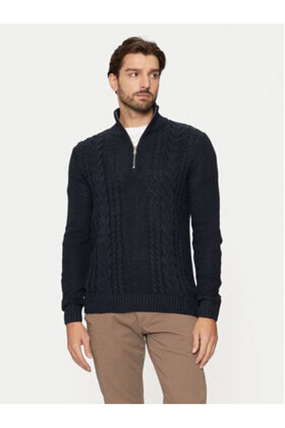 Jack & Jones Pulover bărbătesc Jack Jones 12260826 Bleumarin