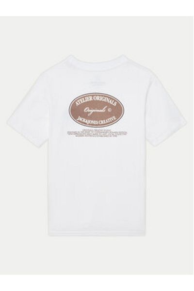 Jack & Jones Tricou Jack Jones Junior pentru băieți 12274895 Alb