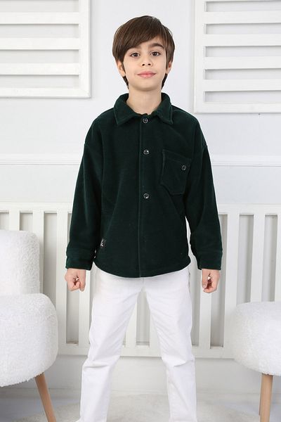 TOFİSA Boy's Emerald Winter Boy's Shirt - 26714