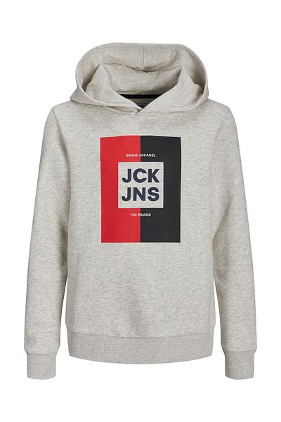 Jack & Jones Hanorac Jack Jones Junior pentru băieți 12237105 Gri