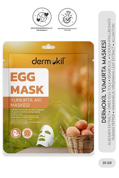 Dermokil Egg Mask Egg Mask 20 Gr