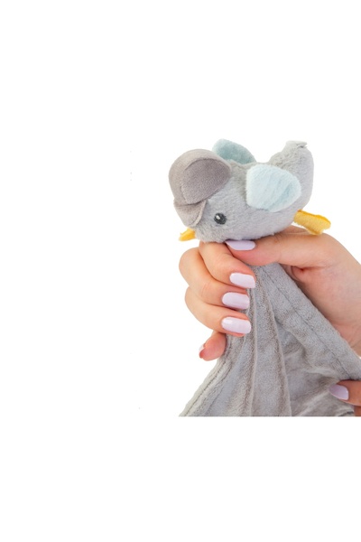 Babyjem Teething toy with pathwork Bird blanket, BabyJem, gray