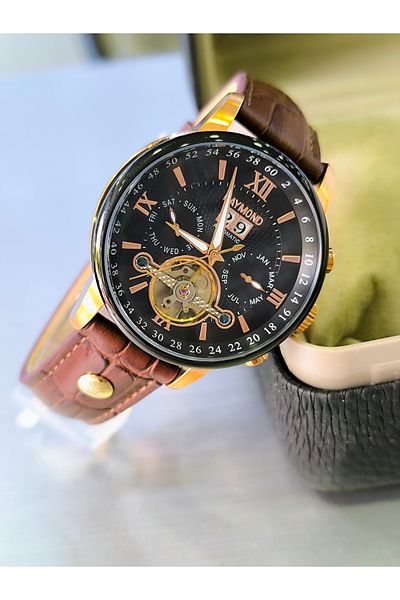 Raymond Automatic Mechanism Men's Wristwatch