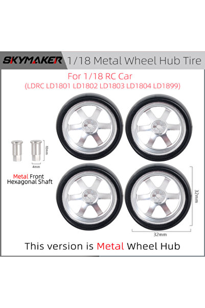 Choice18 إطار سيارة تحكم عن بعد JSLGSC-LA0047 LDRC بمقياس 1/18، مناسب لسيارات...